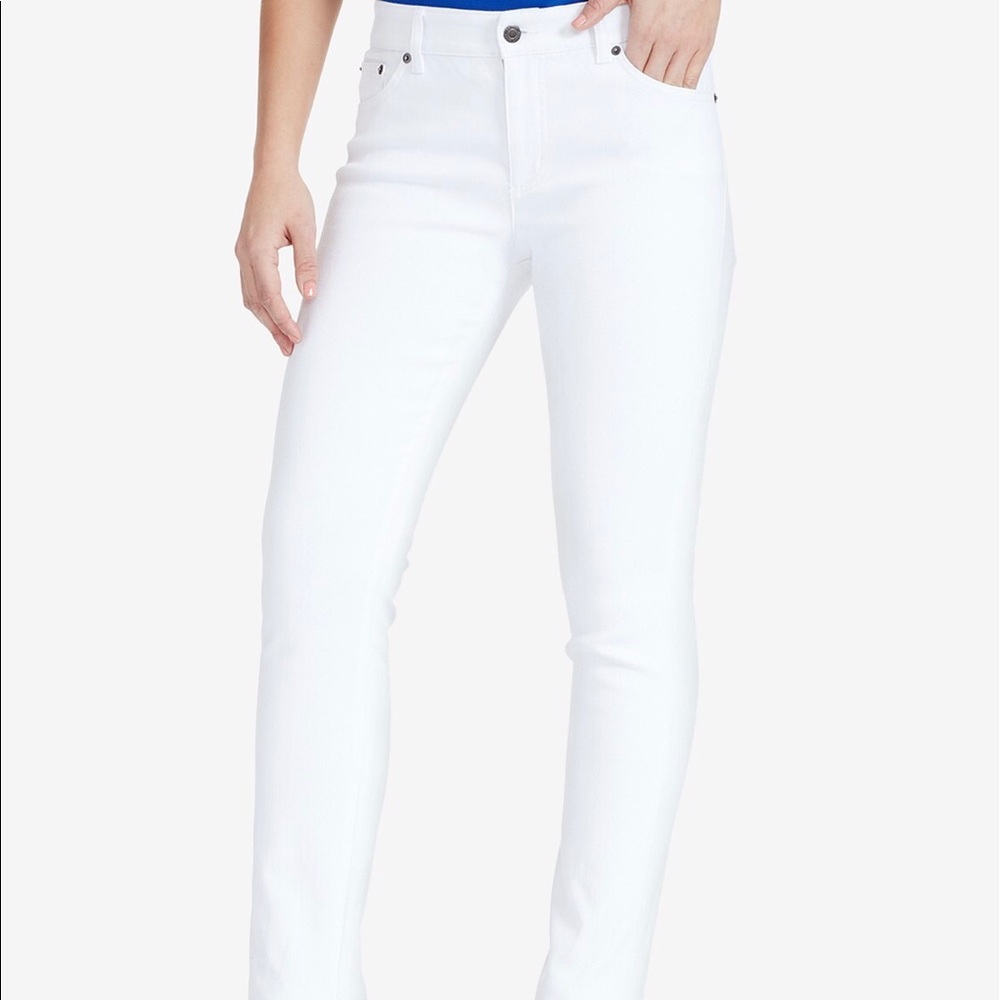 Modern Skinny Lauren Ralph Lauren White Jeans